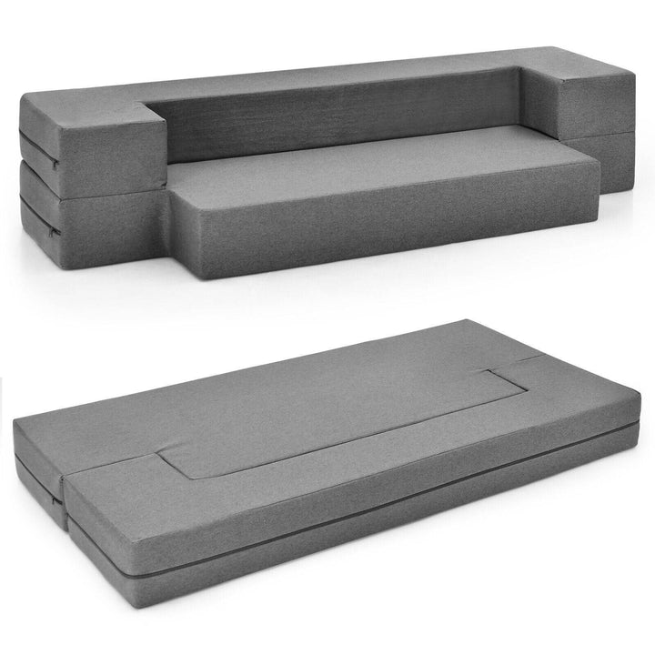 Convertible Folding Sofa Bed with Washable Cover Queen - TidySpaces