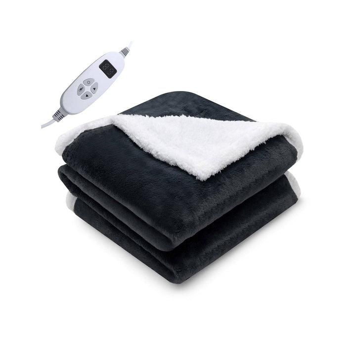 Electric Heated Blanket Throw with 10 Heat Settings - TidySpaces