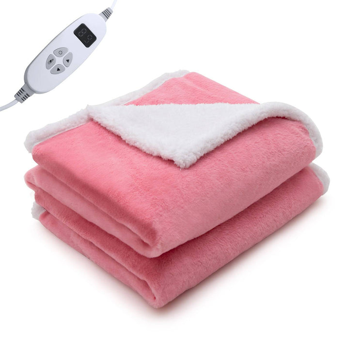 Electric Heated Blanket Throw with 10 Heat Settings - TidySpaces