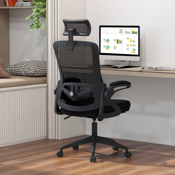 Ergonomic Office Chair with Adjustable Lumbar Support for Home Office