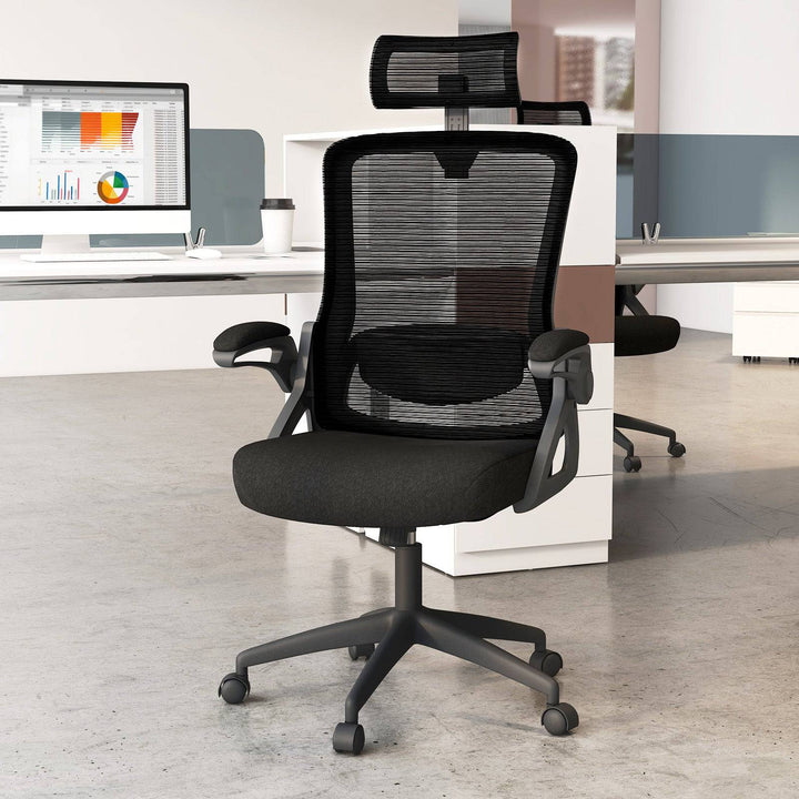 Ergonomic Office Chair with Adjustable Lumbar Support for Home Office