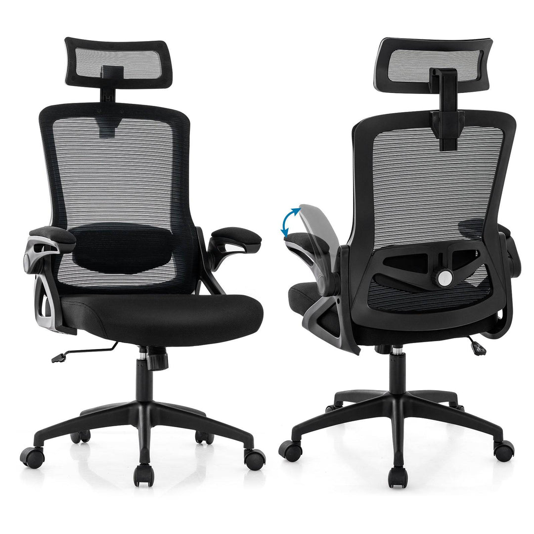 Ergonomic Office Chair with Adjustable Lumbar Support for Home Office