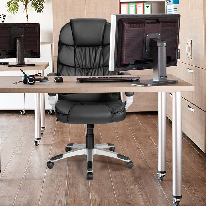 Executive Office Chair with Adjustable Height for Home Office Meeting Room