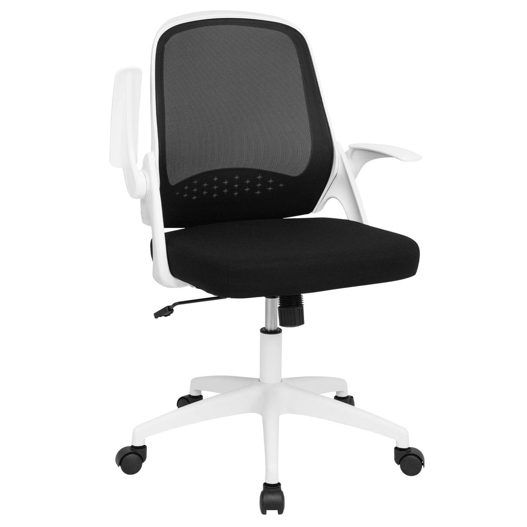 Height Adjust Swivel Rolling Mesh Office Chair with Ergonomic Mid Back