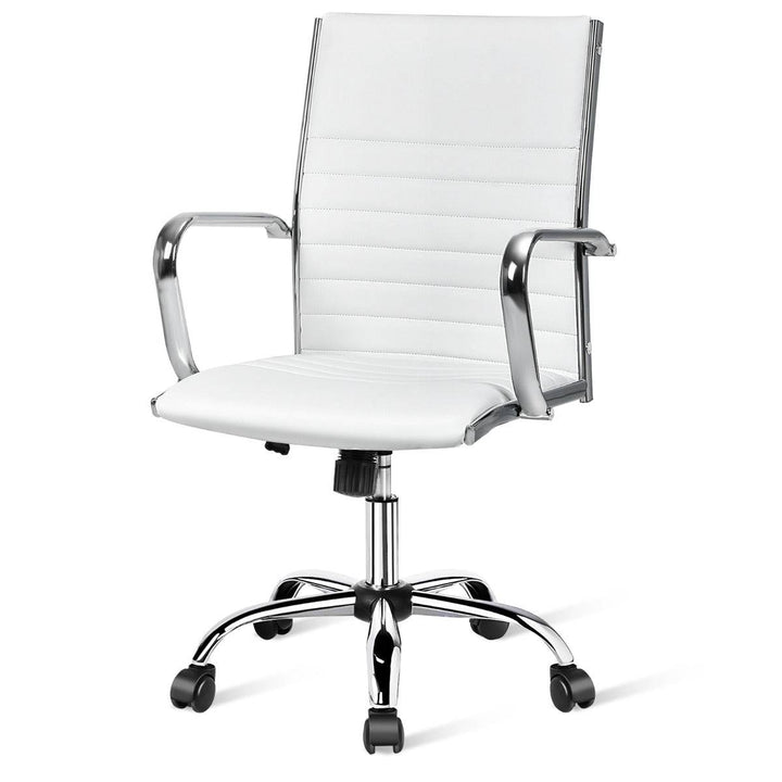 Height Adjustable Rolling High Back Executive Chair for Home Office