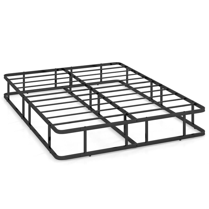 King Size Metal Bed Frame with Metal Slat Support - TidySpaces