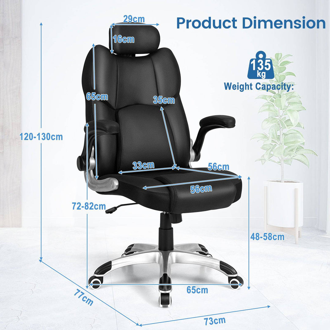 Kneading Massage Office Chair with Adjustable Height and Rocking Function