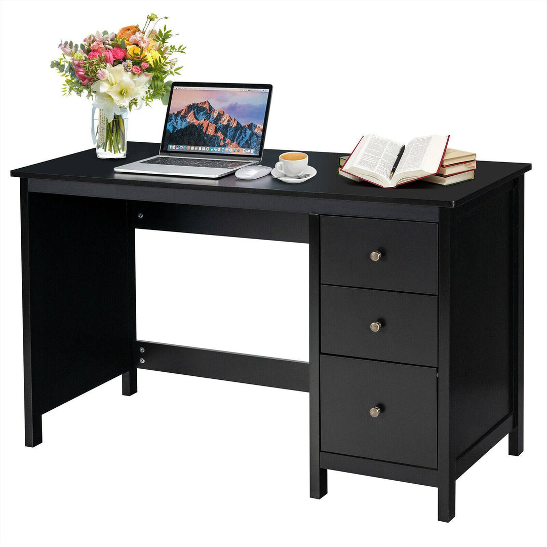 Modern Computer Desk with 3 Drawers for Home Office - TidySpaces