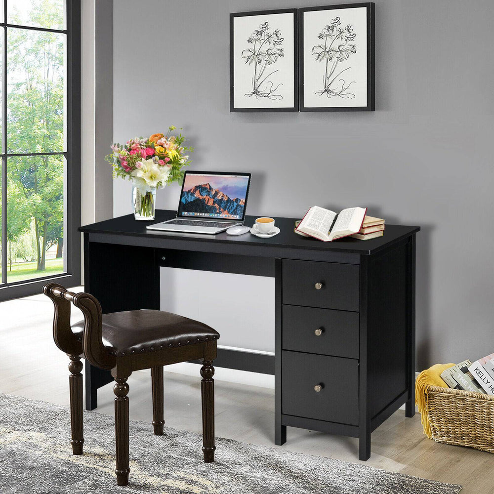 Modern Computer Desk with 3 Drawers for Home Office - TidySpaces