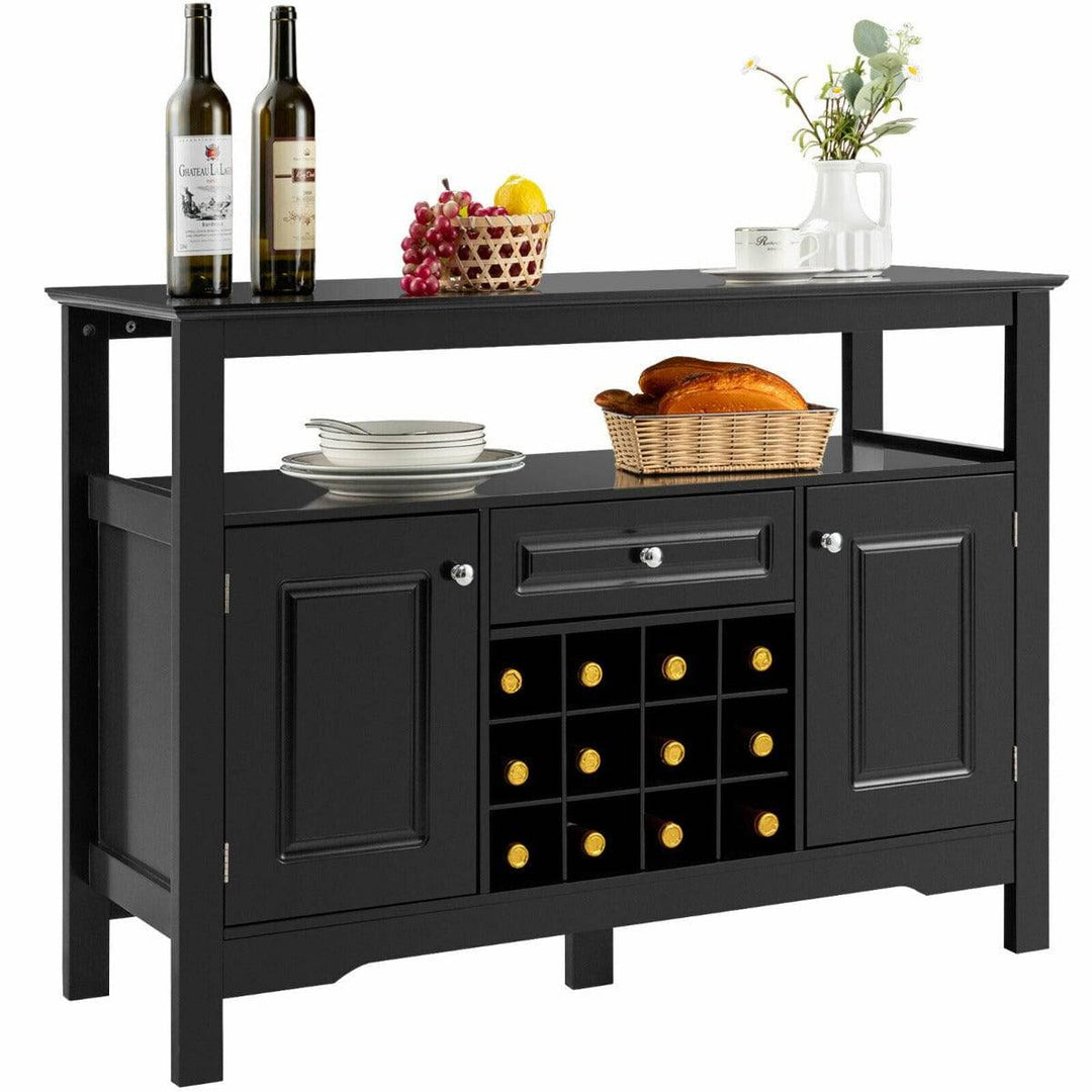 Modern Sideboard with 12 Wine Rack for Dining Room - TidySpaces