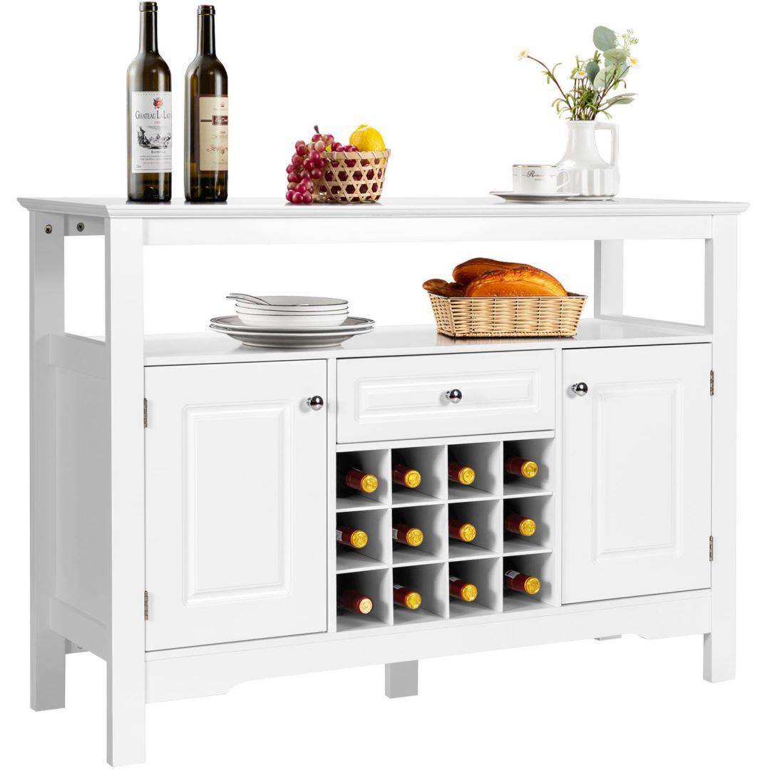 Modern Sideboard with 12 Wine Rack for Dining Room - TidySpaces