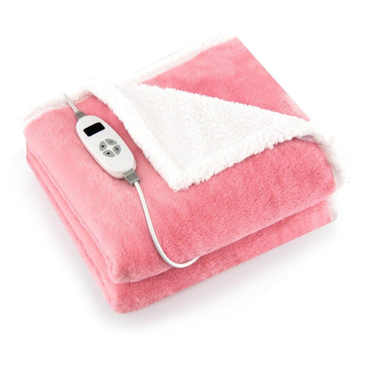 Reversible Electric Heated Blanket with 10 Heat Settings 154 x 130 CM - TidySpaces