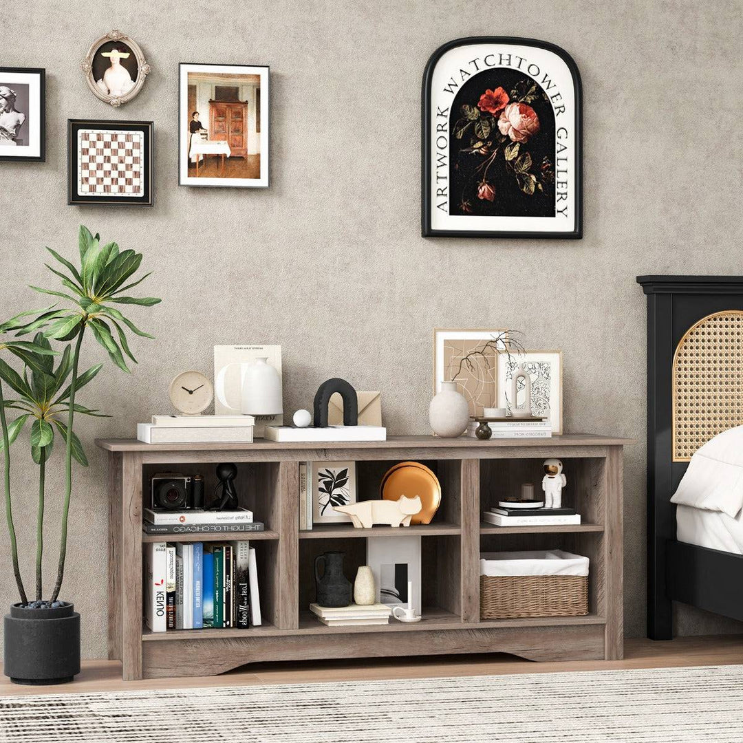 TV Stand Console Table for up to 65" with Adjustable Shelves - TidySpaces