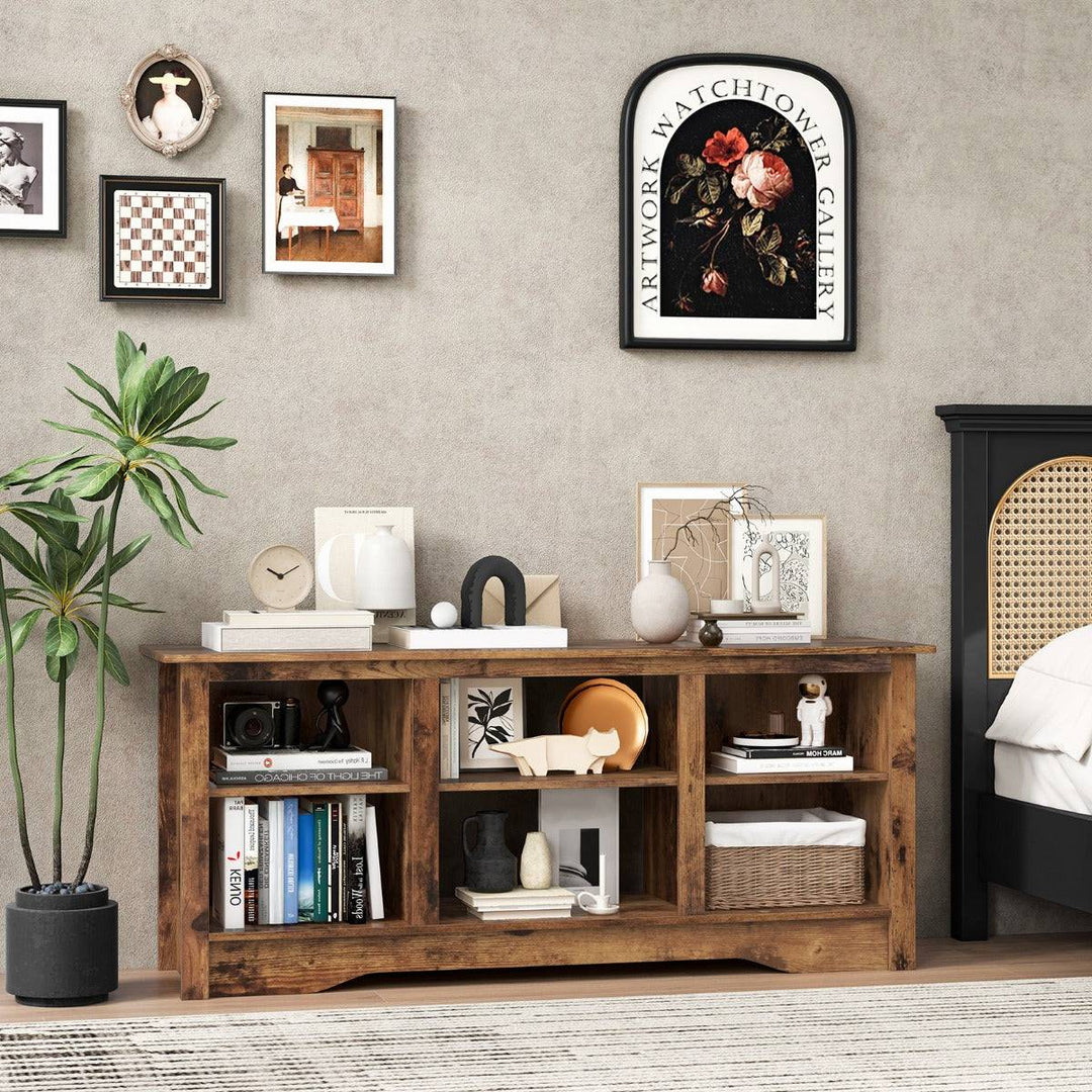 TV Stand Console Table for up to 65" with Adjustable Shelves - TidySpaces