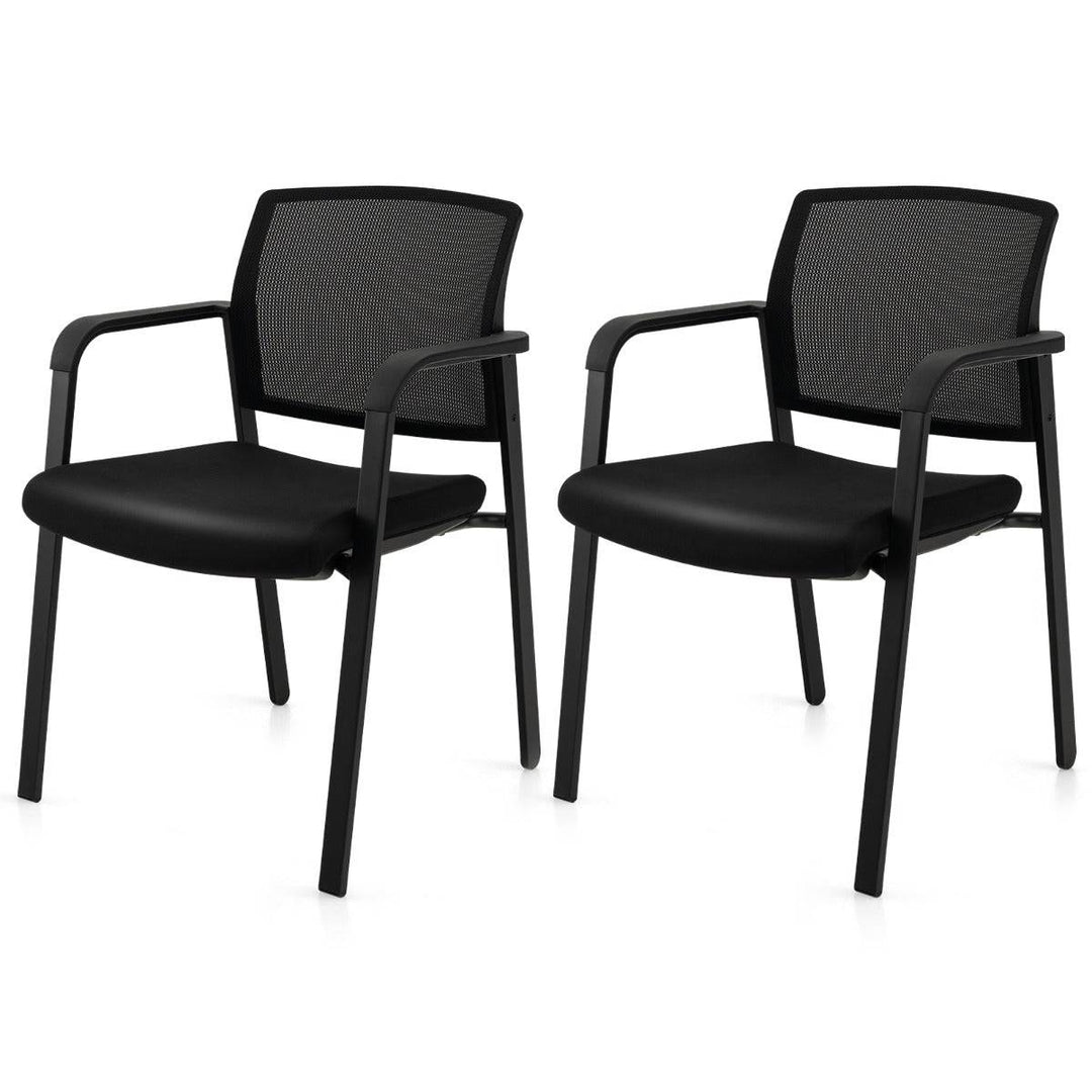 Waiting Room Chairs Set of 2 with Armrests - TidySpaces