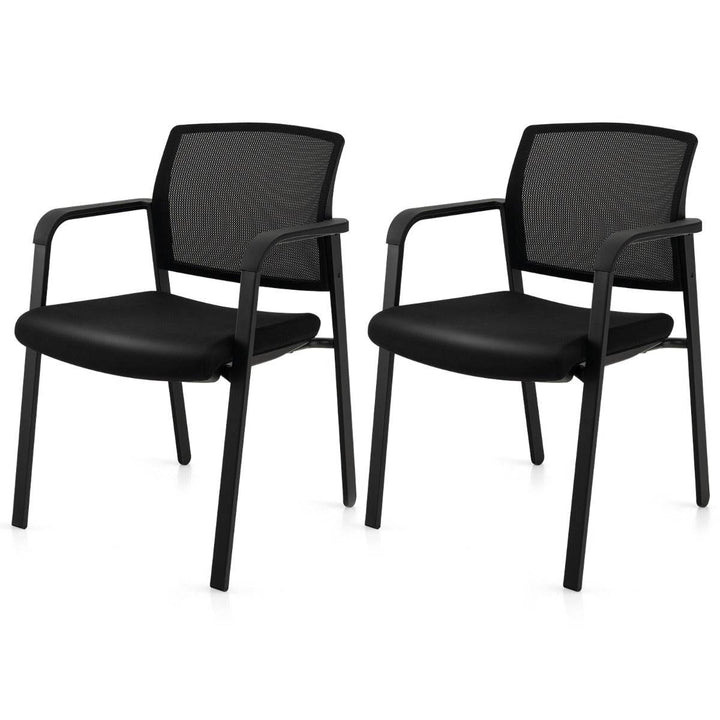 Waiting Room Chairs Set of 2 with Armrests - TidySpaces