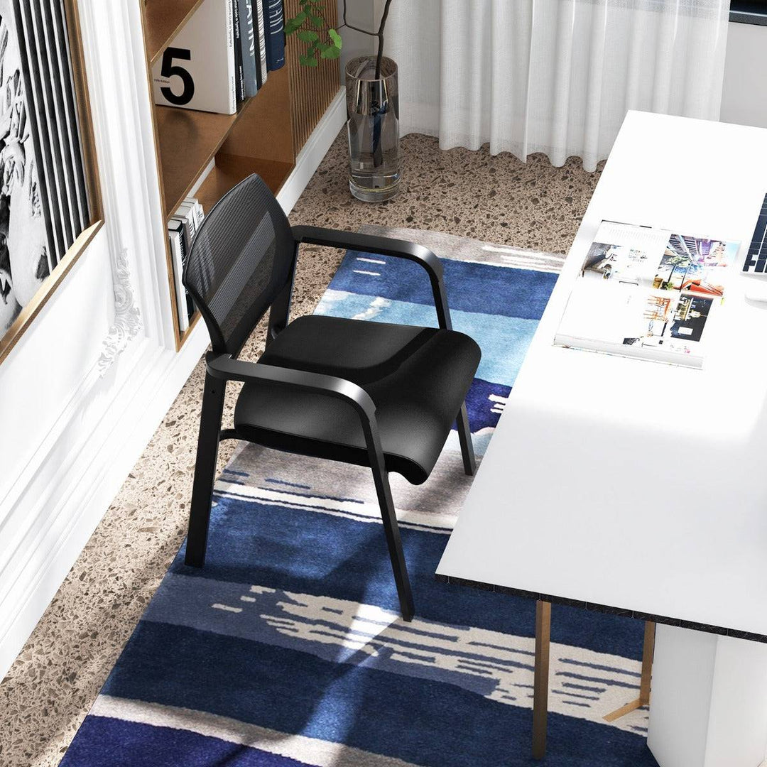 Waiting Room Chairs Set of 2 with Armrests - TidySpaces