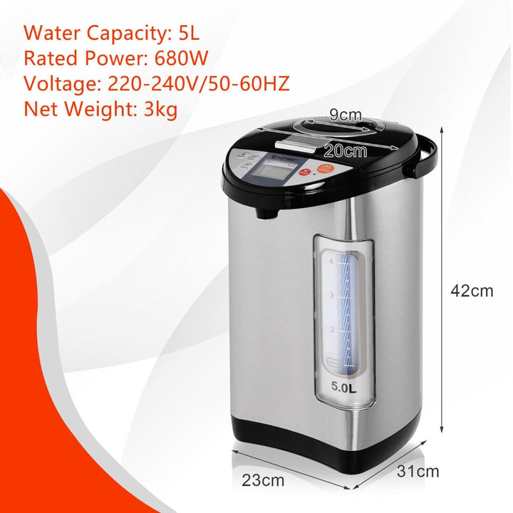 5L Adjustable Instant Hot Electric Water Dispenser with Auto-Cut Off