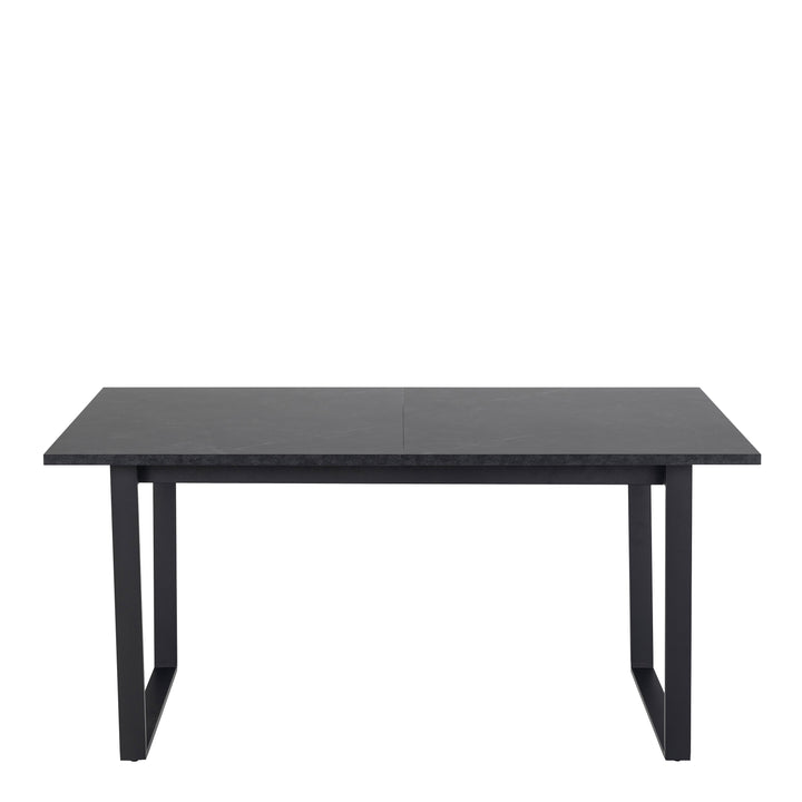 Amble Dining Table with Black Marble Effect - TidySpaces