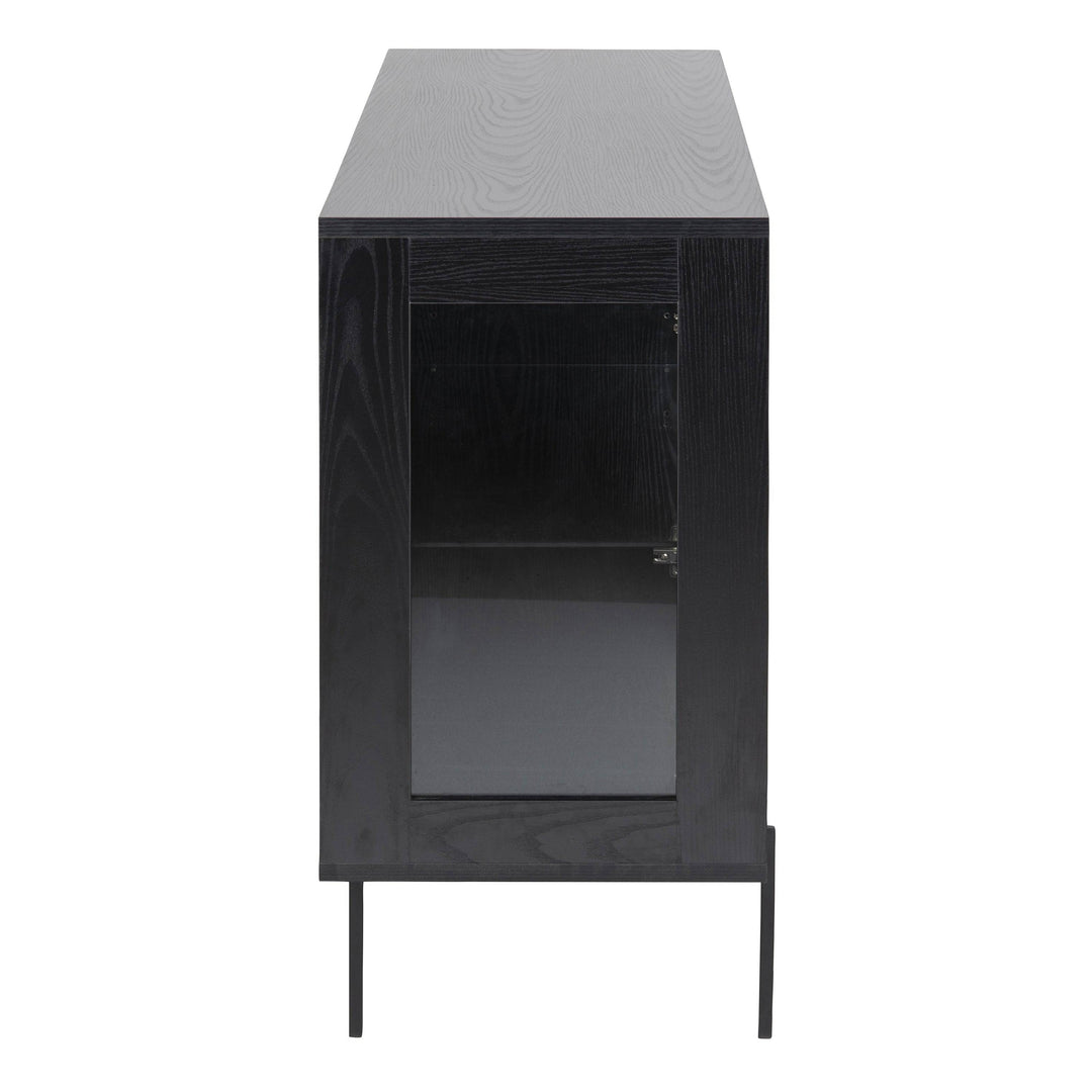 Angus 3 Door Sideboard in Black - TidySpaces