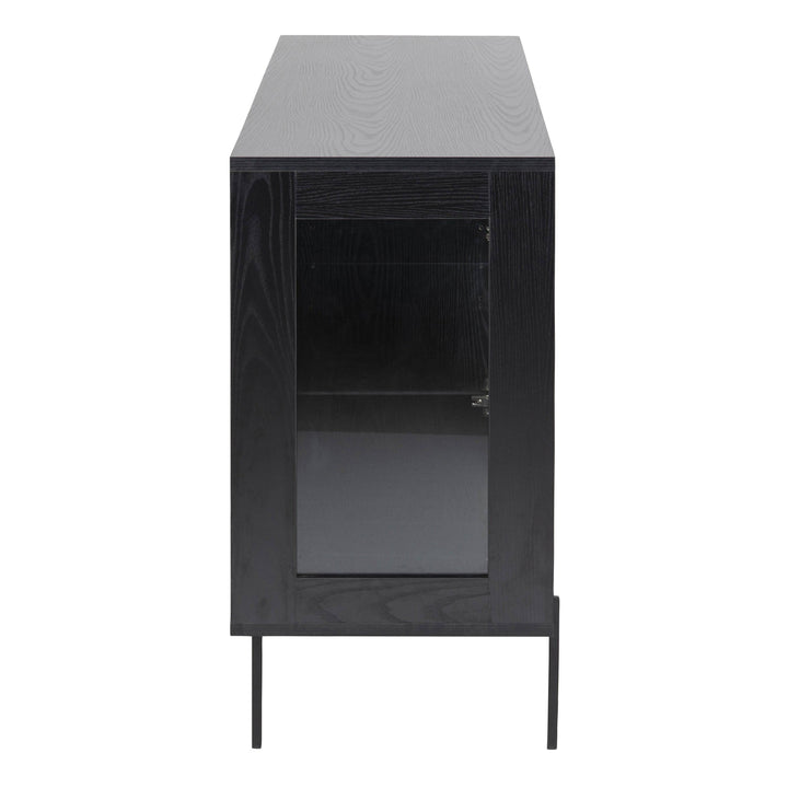 Angus 3 Door Sideboard in Black - TidySpaces