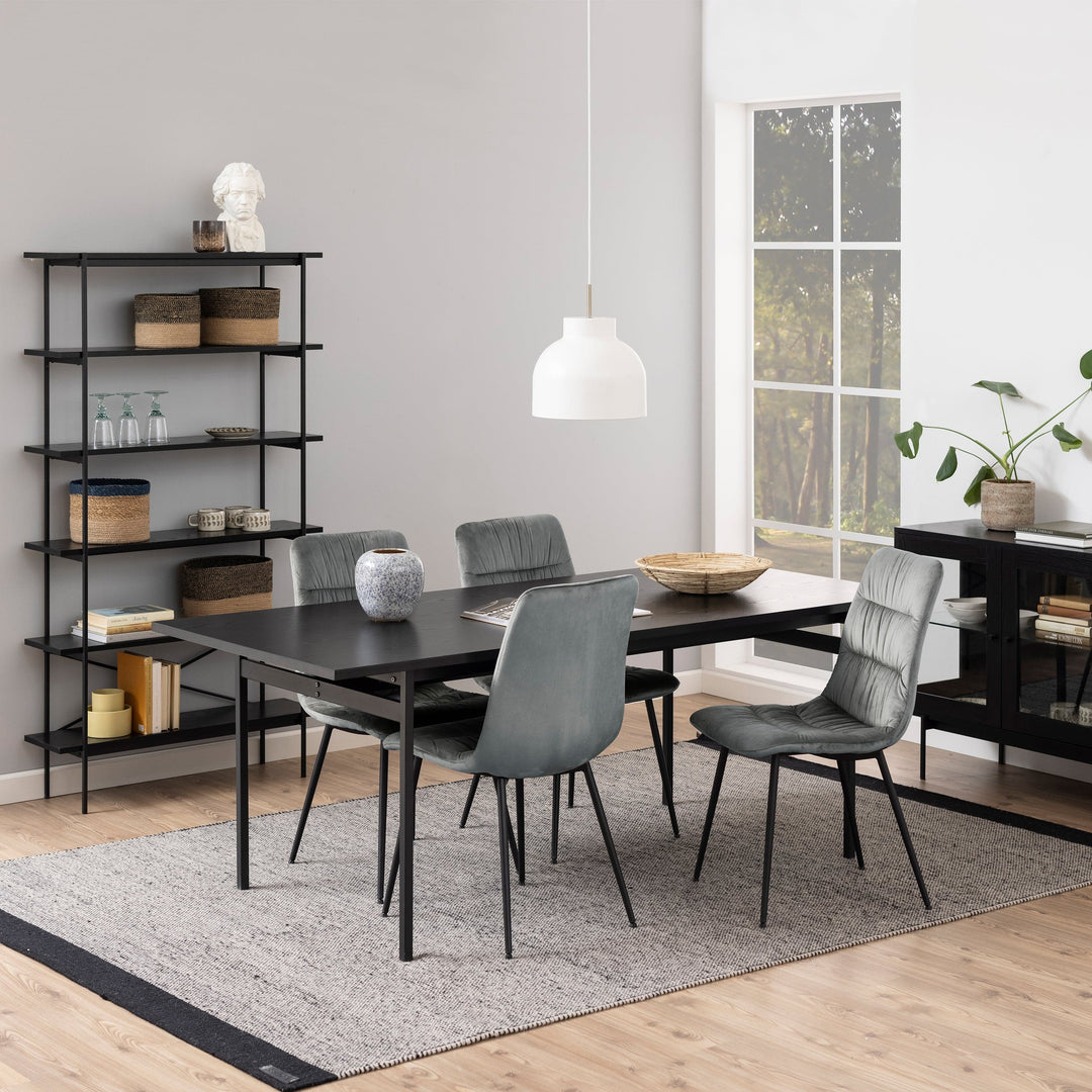 Angus Dining Table in Black - TidySpaces