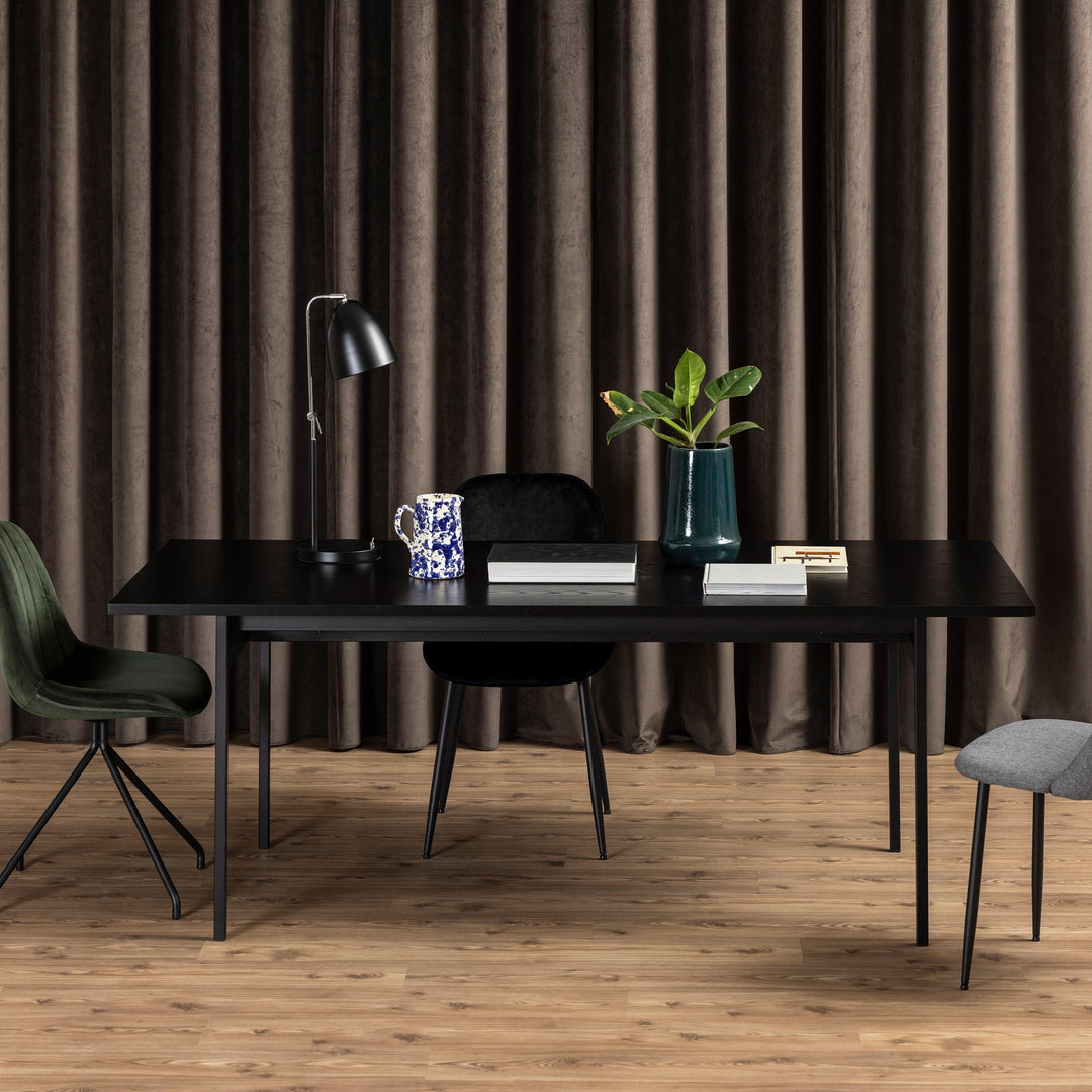 Angus Dining Table in Black - TidySpaces