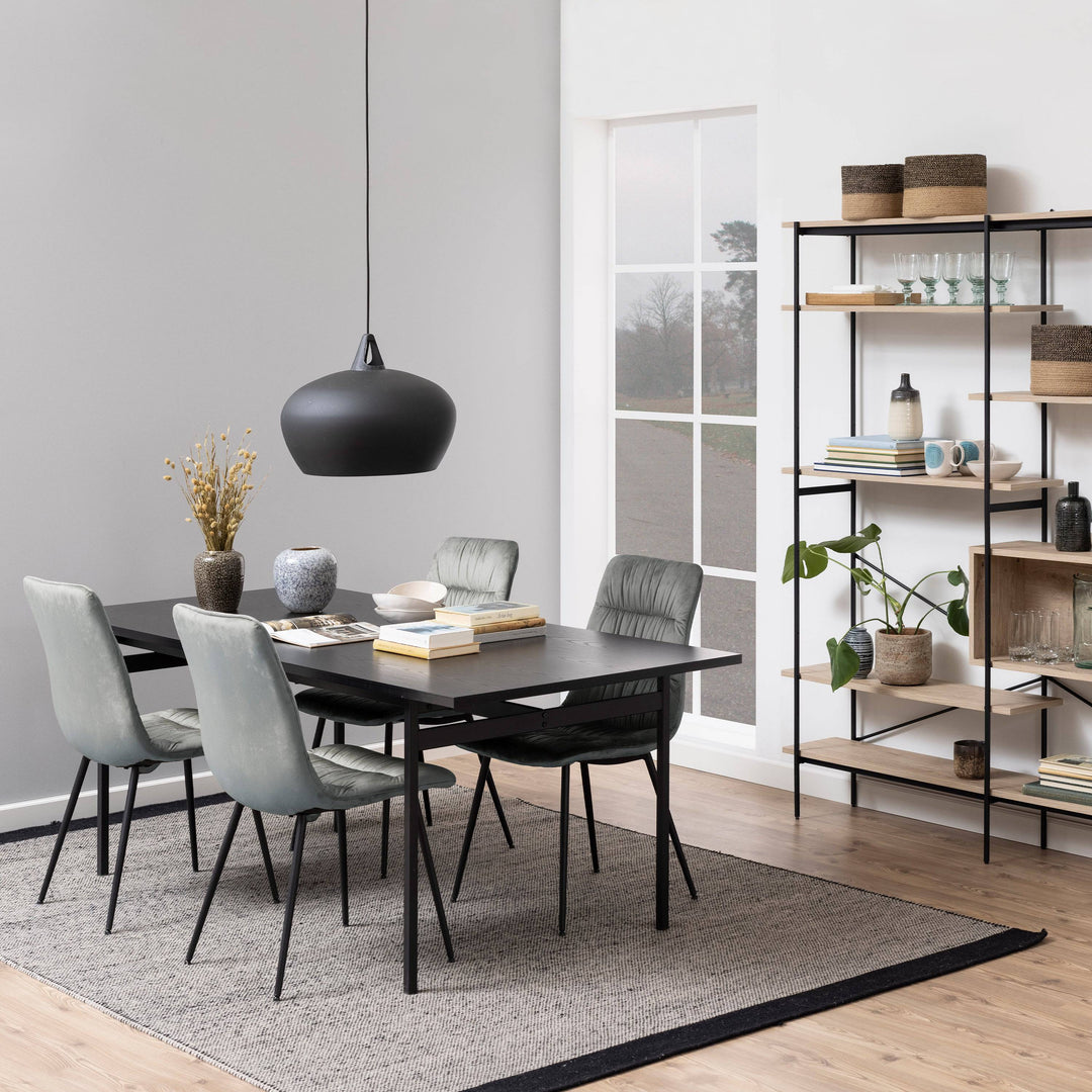 Angus Dining Table in Black - TidySpaces