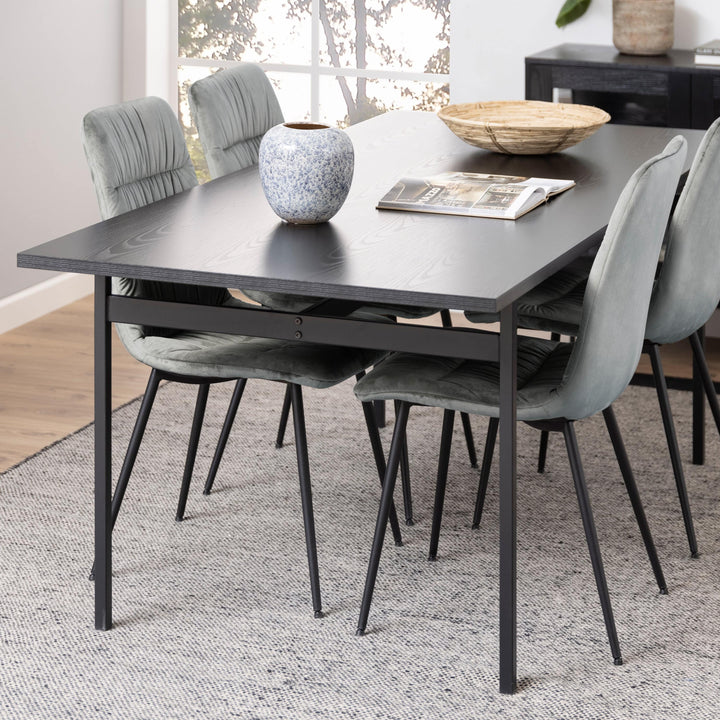 Angus Dining Table in Black - TidySpaces