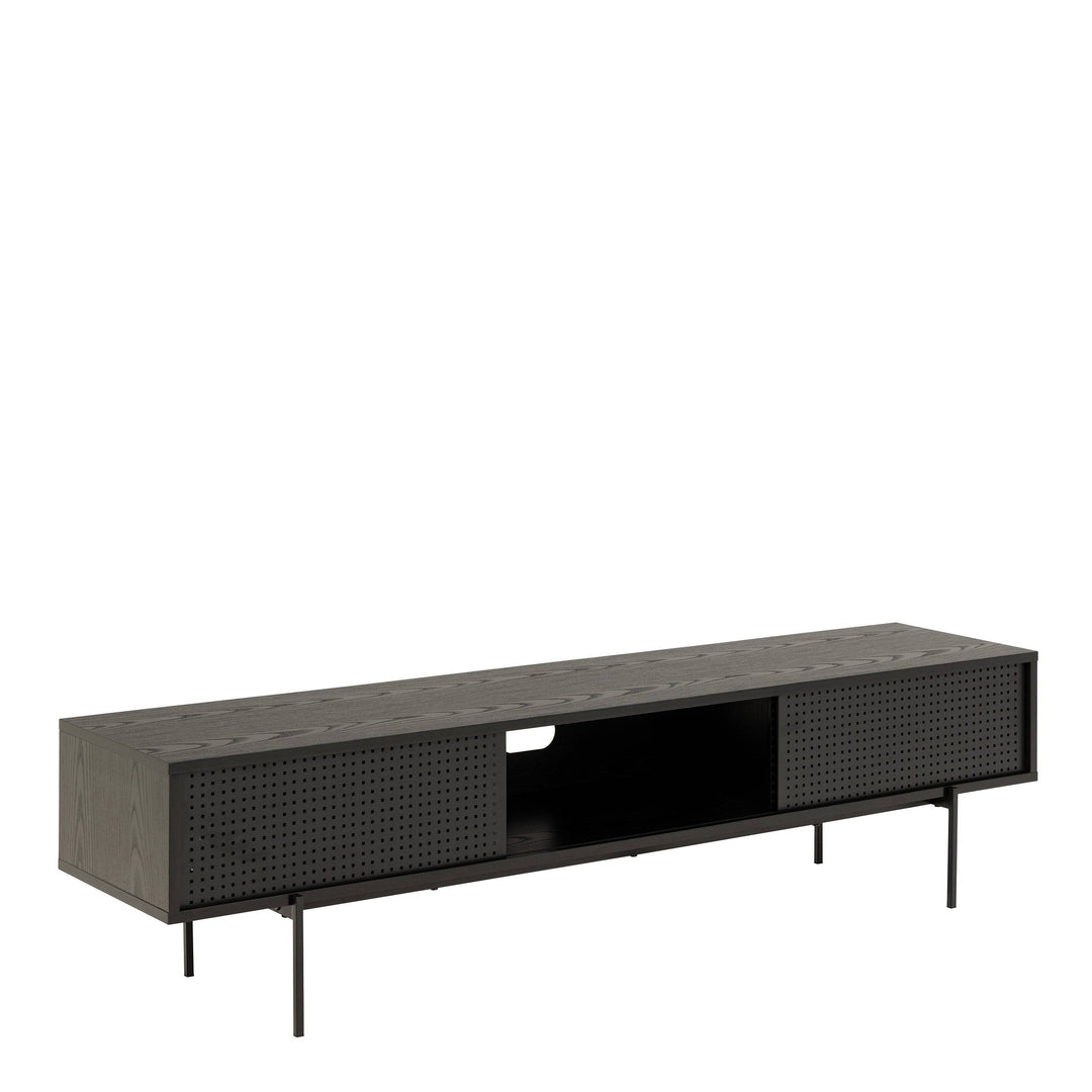 Angus TV Unit in Black - TidySpaces