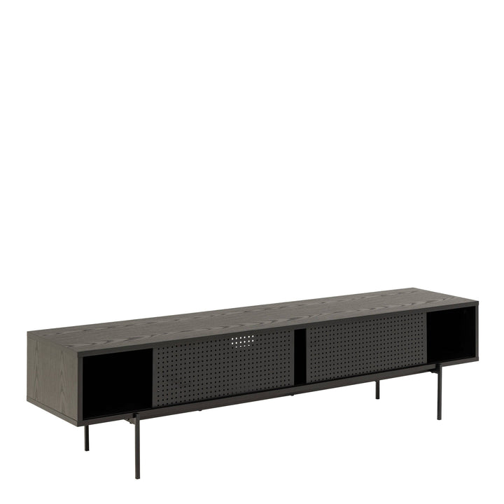 Angus TV Unit in Black - TidySpaces