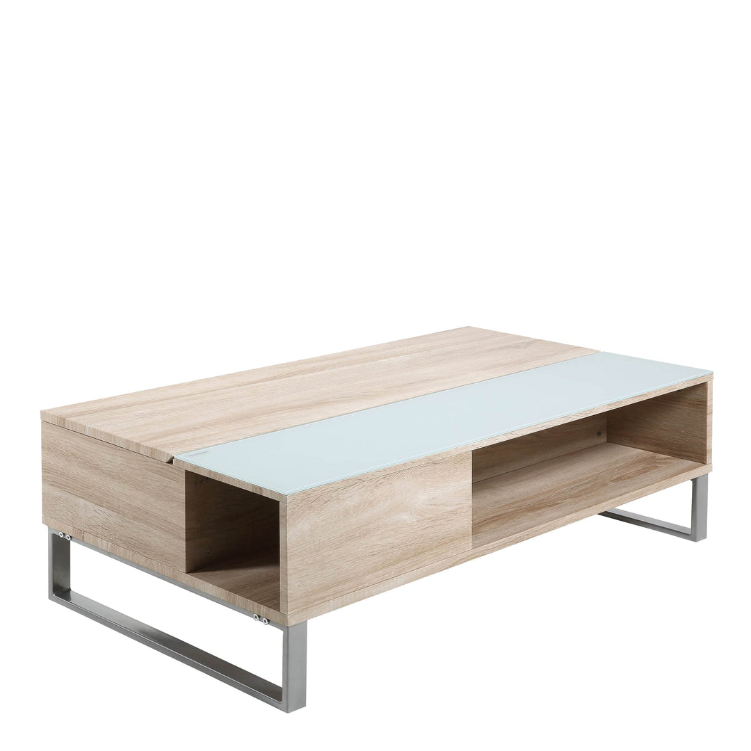 Azalea Lift Up Coffee Table in Oak - TidySpaces