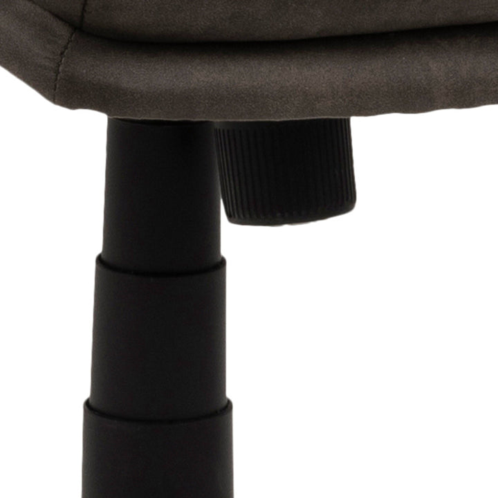 Brad Swiverl Desk chair with Armrest in Black - TidySpaces