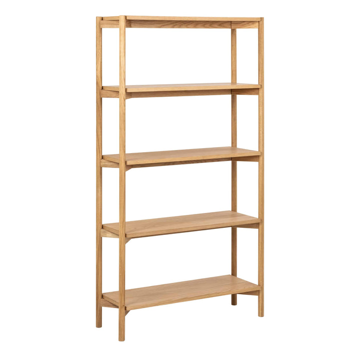 Braidwood bookcase  with 4 shelves in Oak - TidySpaces