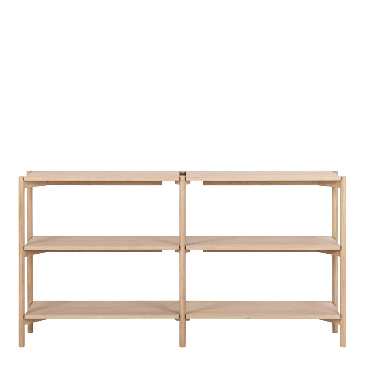 Braidwood bookcase  with 4 shelves in White - TidySpaces