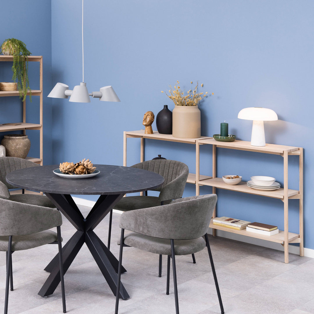 Braidwood bookcase  with 4 shelves in White - TidySpaces