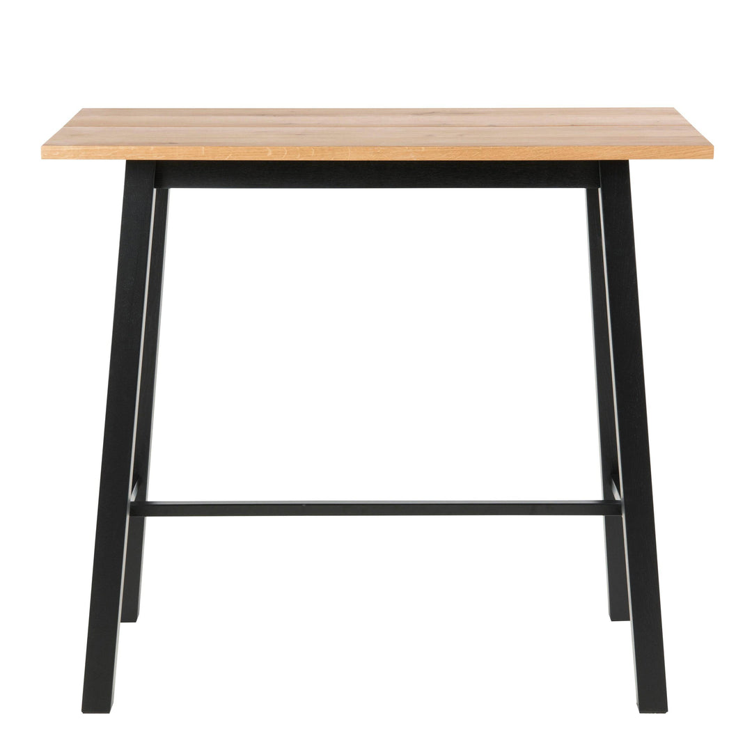 Chara Bar Table in Black & Oak - TidySpaces