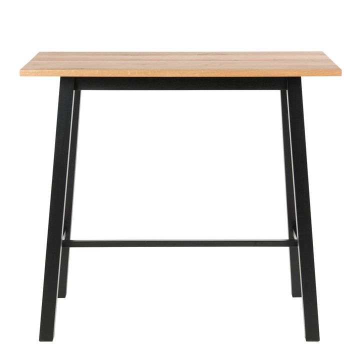 Chara Bar Table in Black & Oak - TidySpaces