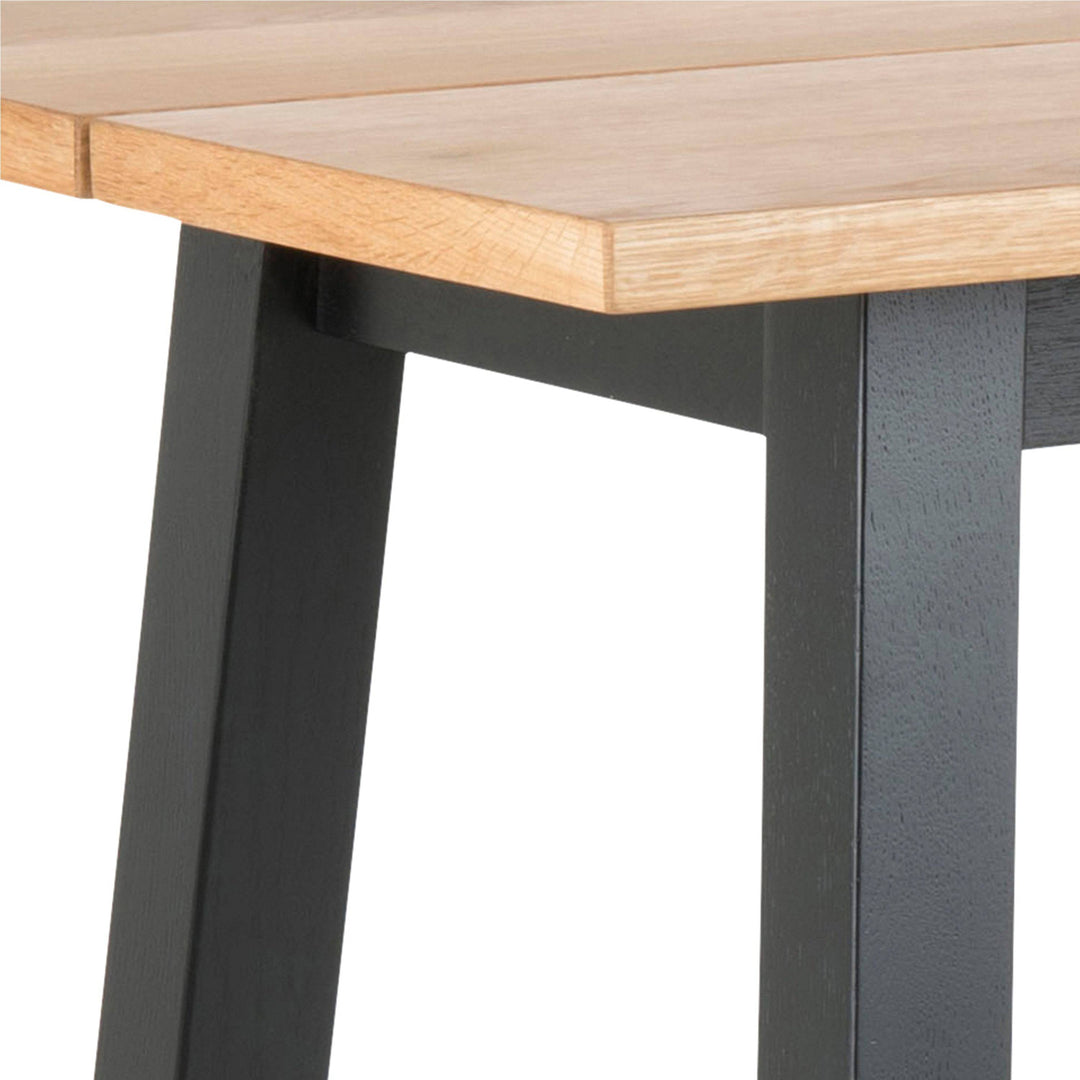 Chara Bar Table in Black & Oak - TidySpaces