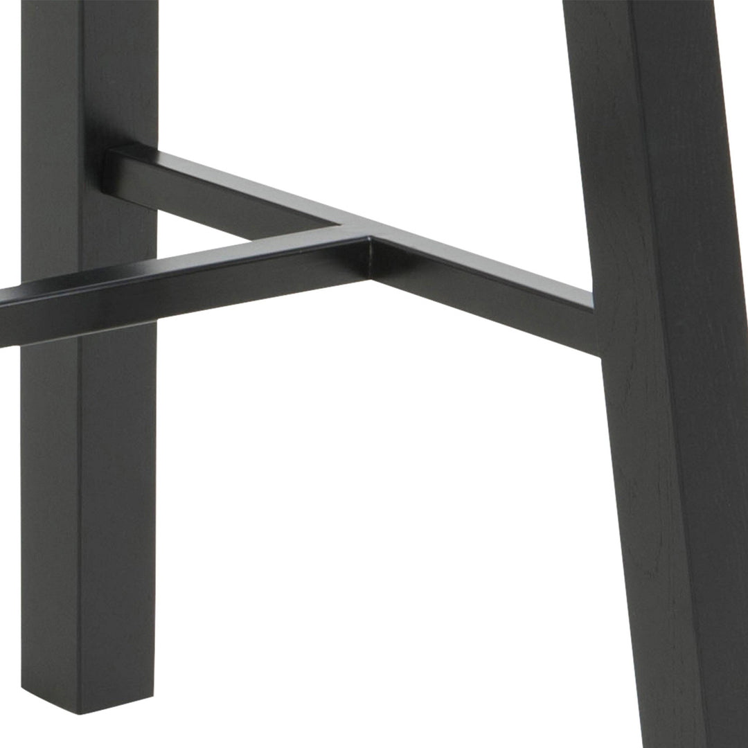 Chara Bar Table in Black & Oak - TidySpaces