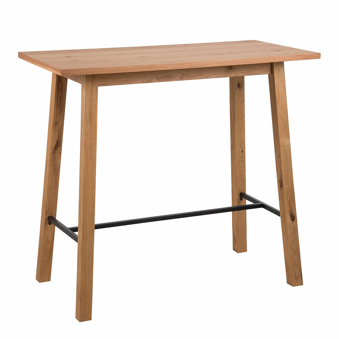 Chara Bar Table in Oak - TidySpaces