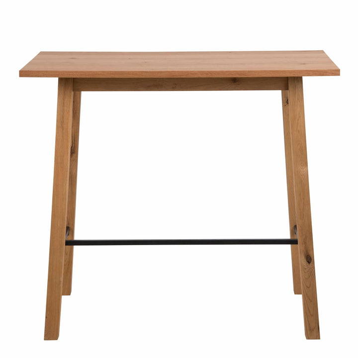 Chara Bar Table in Oak - TidySpaces