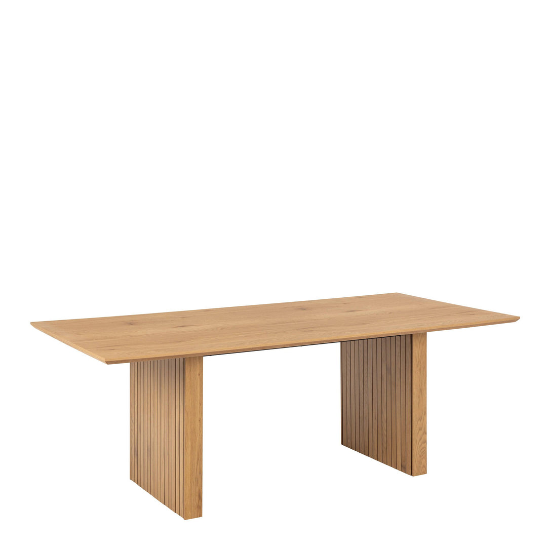 Colima Dining Table in Oak - TidySpaces