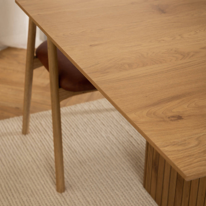 Colima Dining Table in Oak - TidySpaces