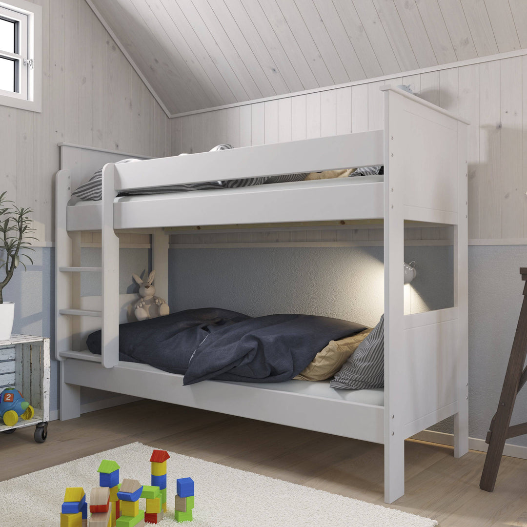 Alba Bunk Bed White - TidySpaces