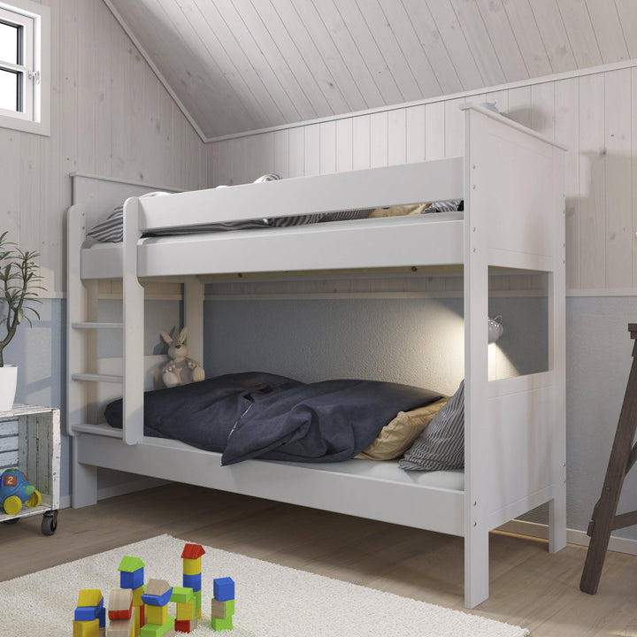 Alba Bunk Bed White - TidySpaces