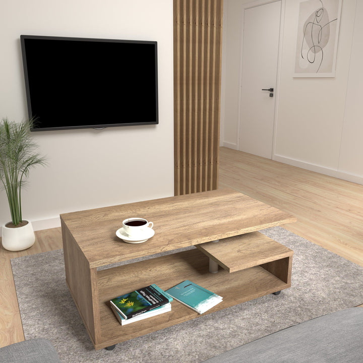 Bailey Coffee Table in Antique Oak - TidySpaces