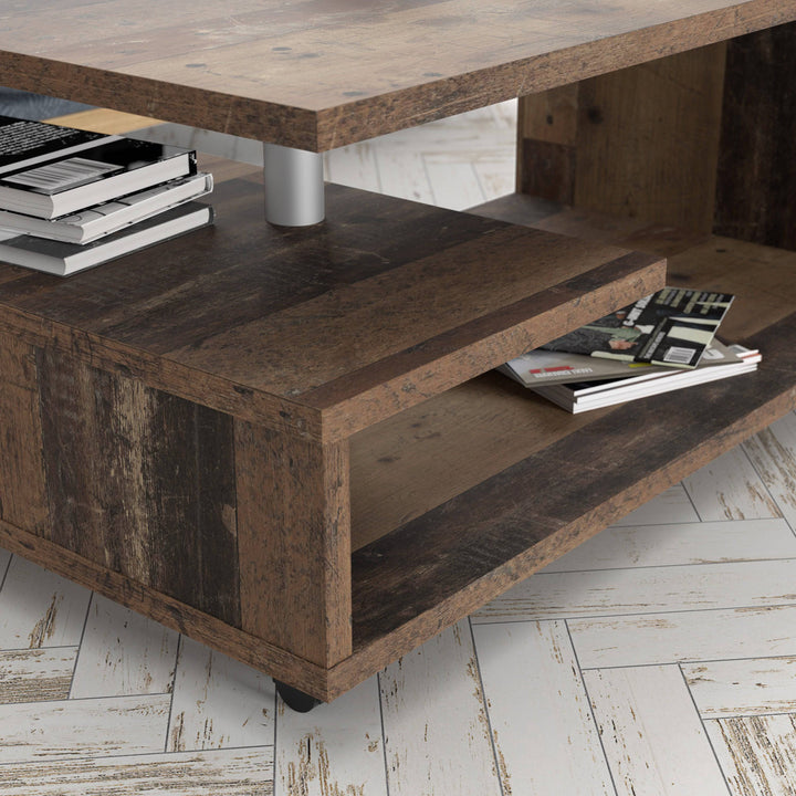 Bailey Coffee Table in Old Vintage Wood - TidySpaces