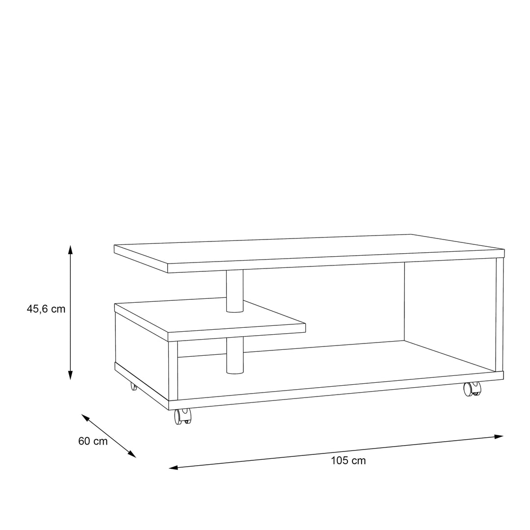 Bailey Coffee Table in Old Vintage Wood - TidySpaces