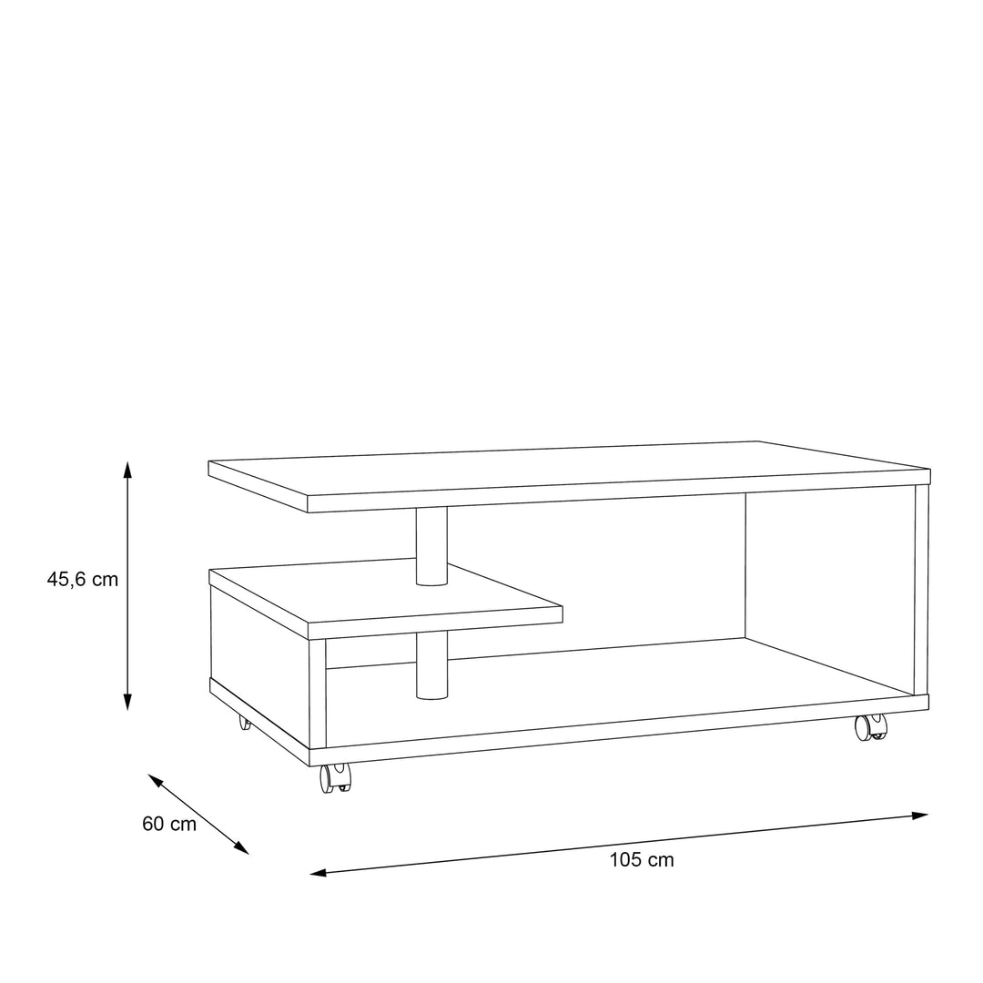 Bailey Coffee Table in Sonoma Oak - TidySpaces